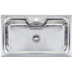 Νεροχύτες Sanitec 11743 Eureka (86x51cm) Σατινέ