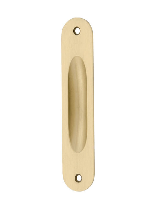 215 gold xwris Χούφτα Πόρτας 215 χωρίς οπή 166mm Χρυσό