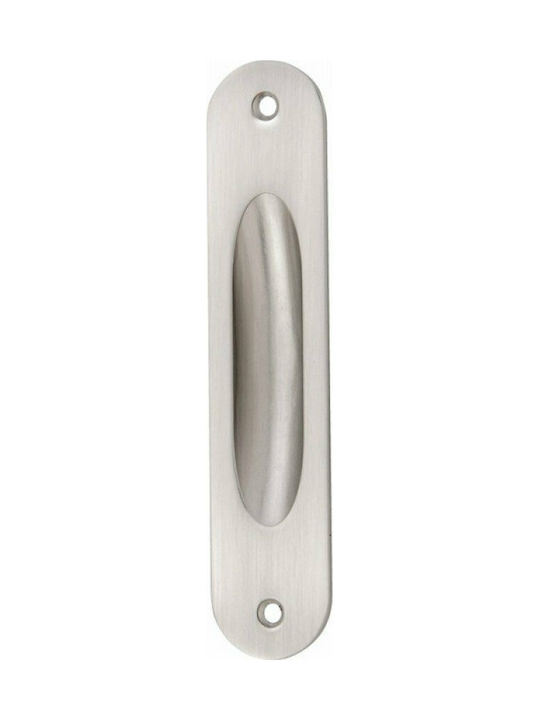 215 silver xwris Χούφτα Πόρτας 215 χωρίς οπή 166mm Νίκελ