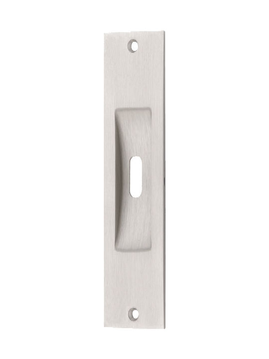 555 silv Χούφτα Πόρτας 555 με οπή 158mm Νίκελ