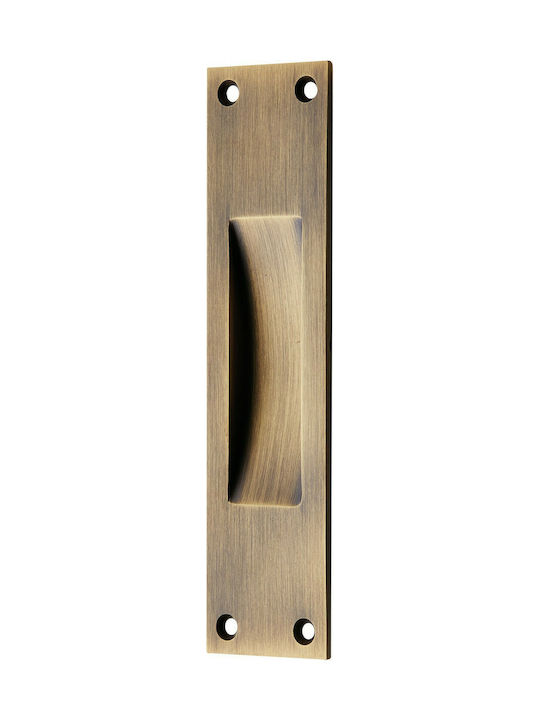 zog230bronze Zogometal 230 Χούφτα Πόρτας χωρίς Οπή 158mm Μπρονζέ