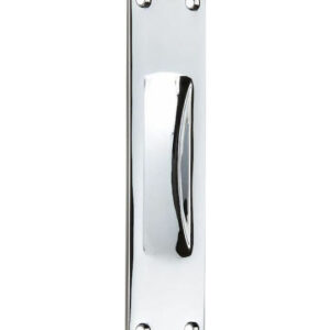 Zogometal 230 Χούφτα Πόρτας χωρίς Οπή 158mm Χρώμιο