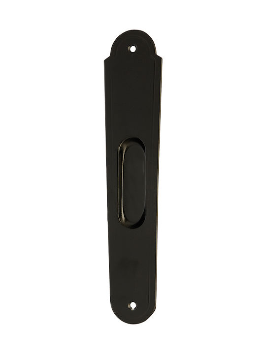 zogo135blkNO Zogometal 135 Χούφτα Πόρτας χωρίς Οπή 235mm Μαύρο
