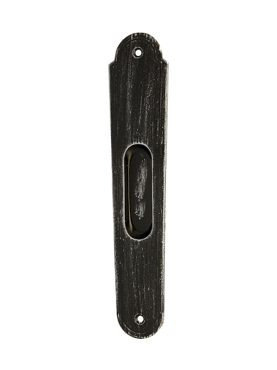 zogo135patiblkNO Zogometal 135 Χούφτα Πόρτας χωρίς Οπή 235mm Μαύρη Πατίνα