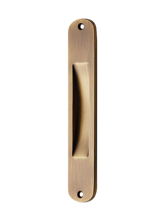 zogo219bron Zogometal 219 Χούφτα Πόρτας χωρίς Οπή 178mm Μπρονζέ