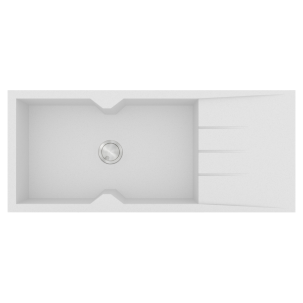 30 BIANCO Νεροχύτης Sanitec Ultra Granite 817 (116Χ50)